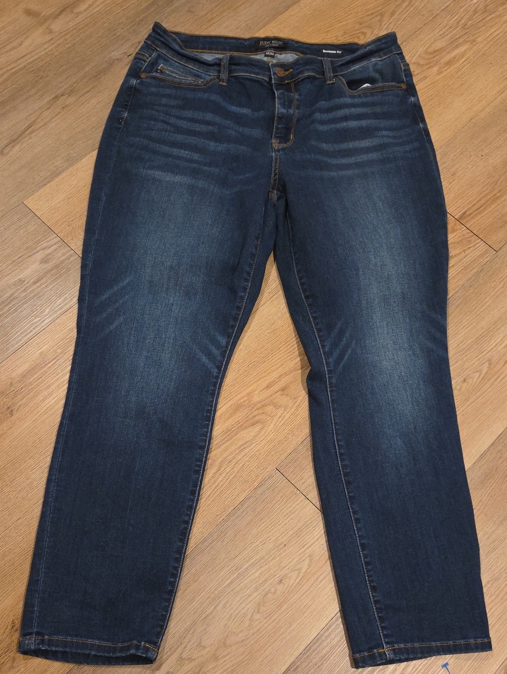 Judy Blue Dark Indigo Boyfriend Fit Jeans